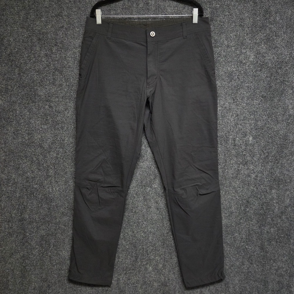Kuhl Renegade Afire Pants Mens 35x32 Gray Chino Stretch Nylon Outdoor Hiking